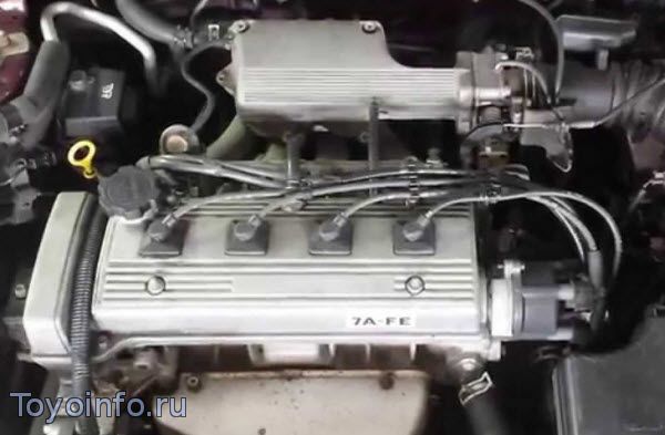 Замена охлаждающей жидкости в двигателе Тойота 7a fe