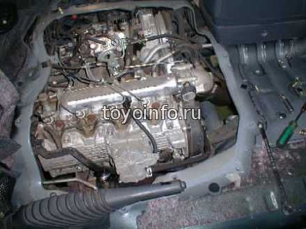 двигатель типа 3C на Toyota Estima Emina .