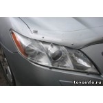 фото Защита фар Toyota Camry модель с 2009 по 2011 год прозрачная